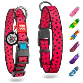 Nylon Dog Collar 14-23 in Neck x 1 in Wide Adjustable Dog Collar for Large Small & Medium Dogs Breakaway Puppy Collars Boy & Girl Dog Collars wit Nylon Dog Collar 14-23 in Neck x 1 in Wide Adjustable Dog Collar for Large Small & Medium Dogs Breakaway Puppy Collars Boy & Girl Dog Collars wit